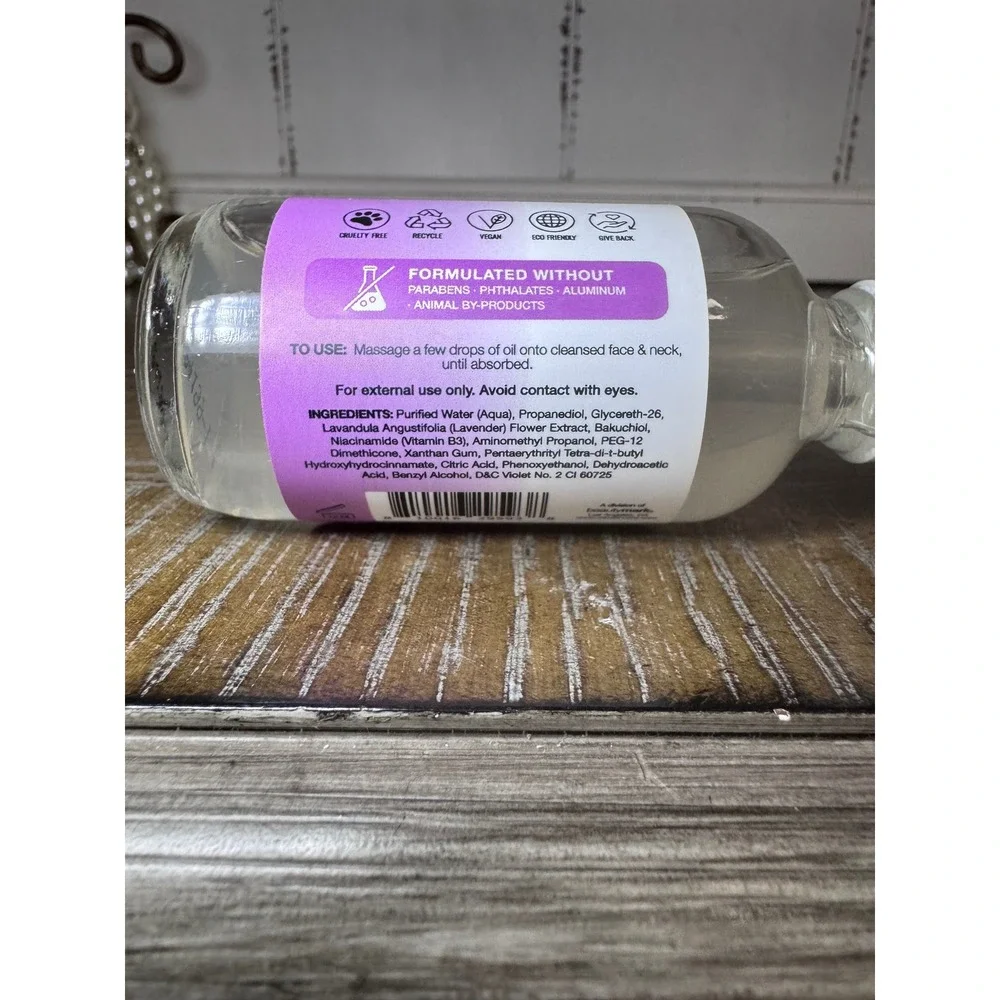 Lot of 2 Vitamins and Sea Beauty Renewing Face Serum Sea Lavender Bakuchiol 2oz
